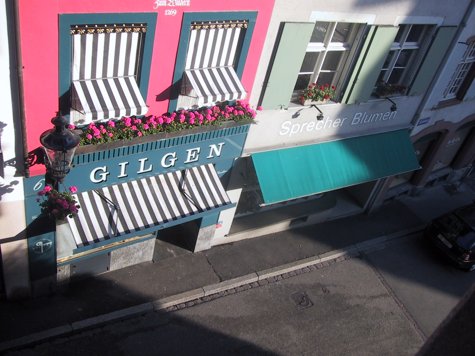 Basel, Switzerland: View from our hotel room window